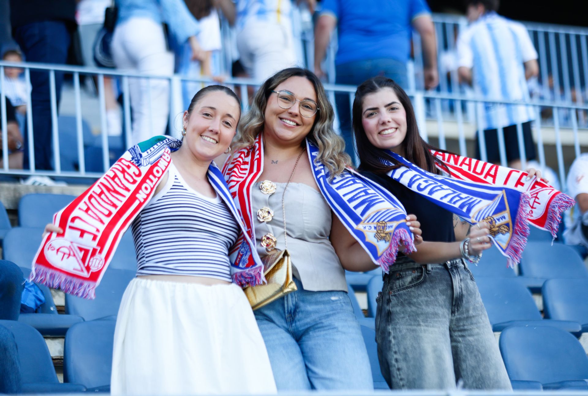 El Málaga-Granada en La Rosaleda, en imágenes