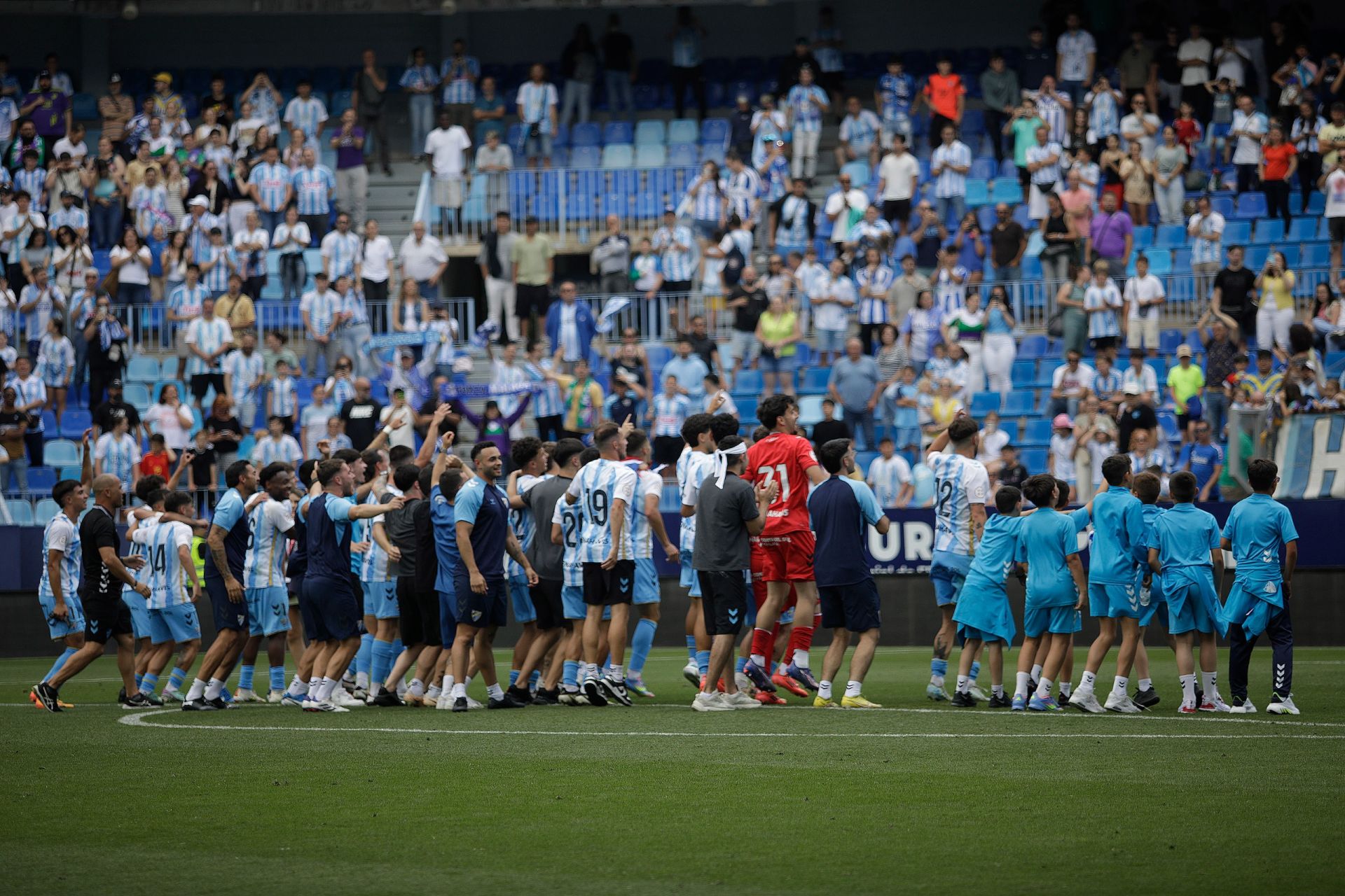 El ascenso del Malagueño en La Rosaleda, en fotos