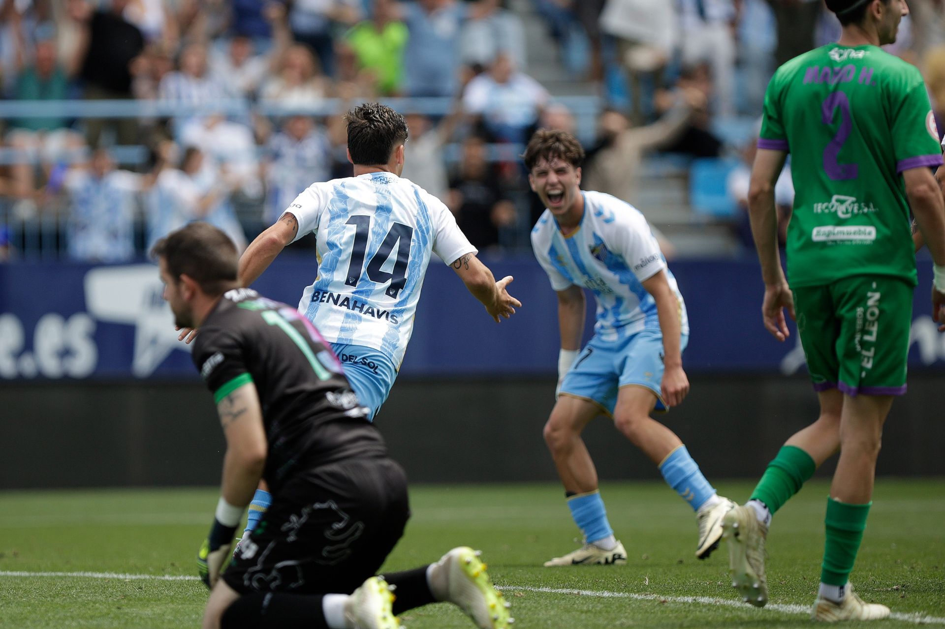 El ascenso del Malagueño en La Rosaleda, en fotos