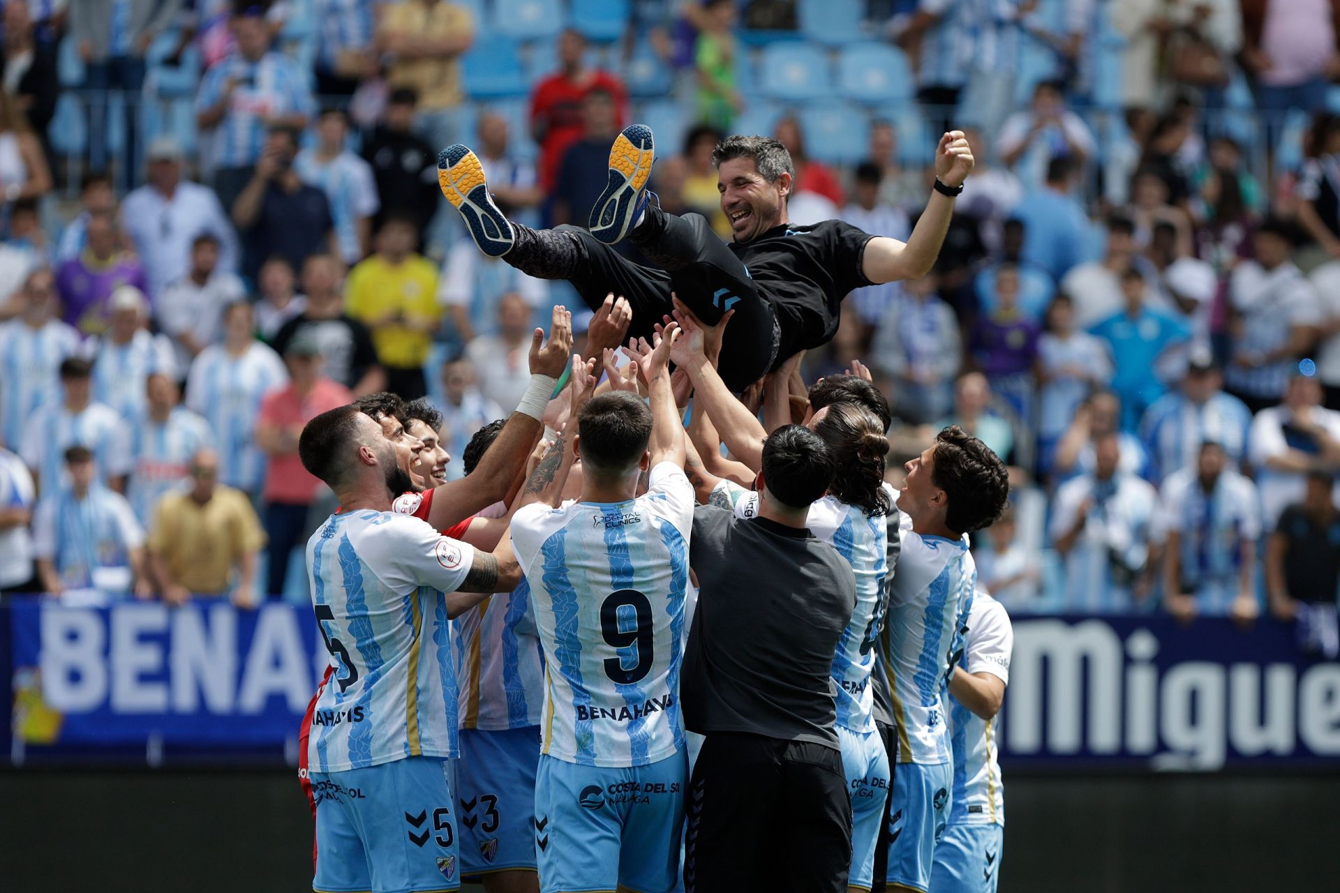 El ascenso del Malagueño en La Rosaleda, en fotos