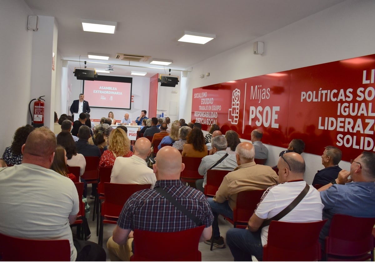Josele González, reelegido secretario general del PSOE de Mijas con un respaldo unánime