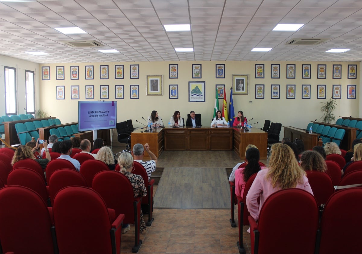 Imagen de la junta informativa de Igualdad que ha tenido lugar este martes en la Mancomunidad Oriental.