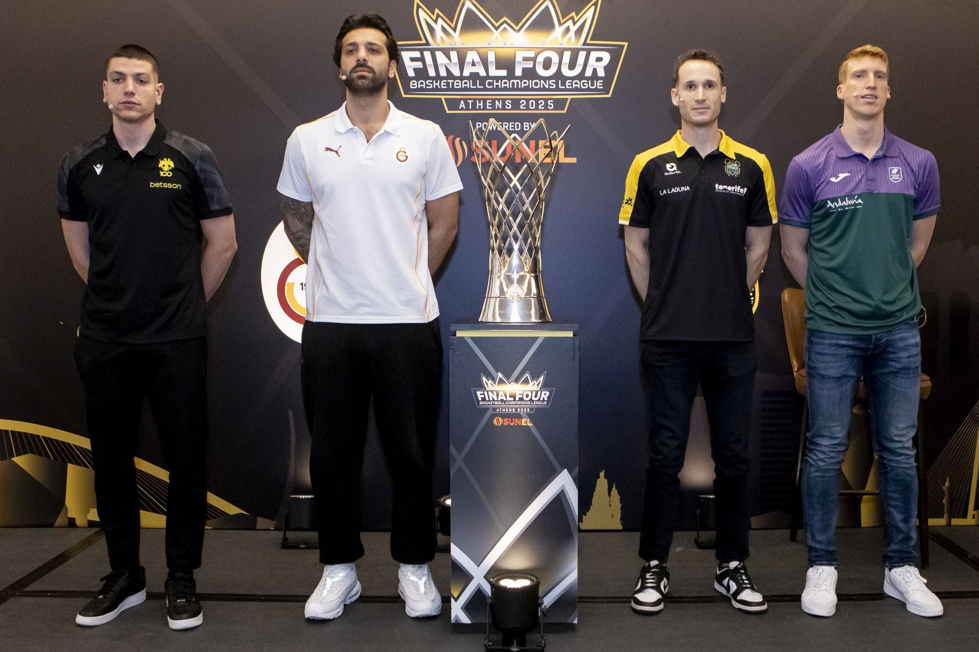 La presentación en Atenas de la Final Four de la BCL, en fotos