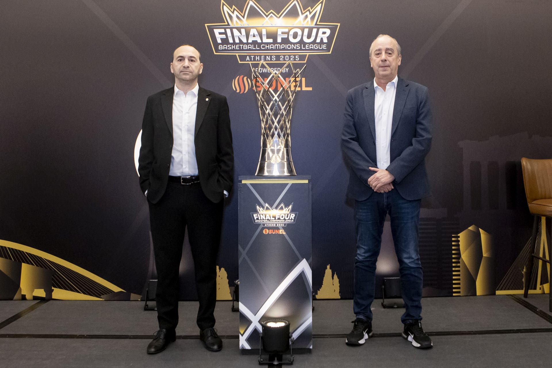 La presentación en Atenas de la Final Four de la BCL, en fotos