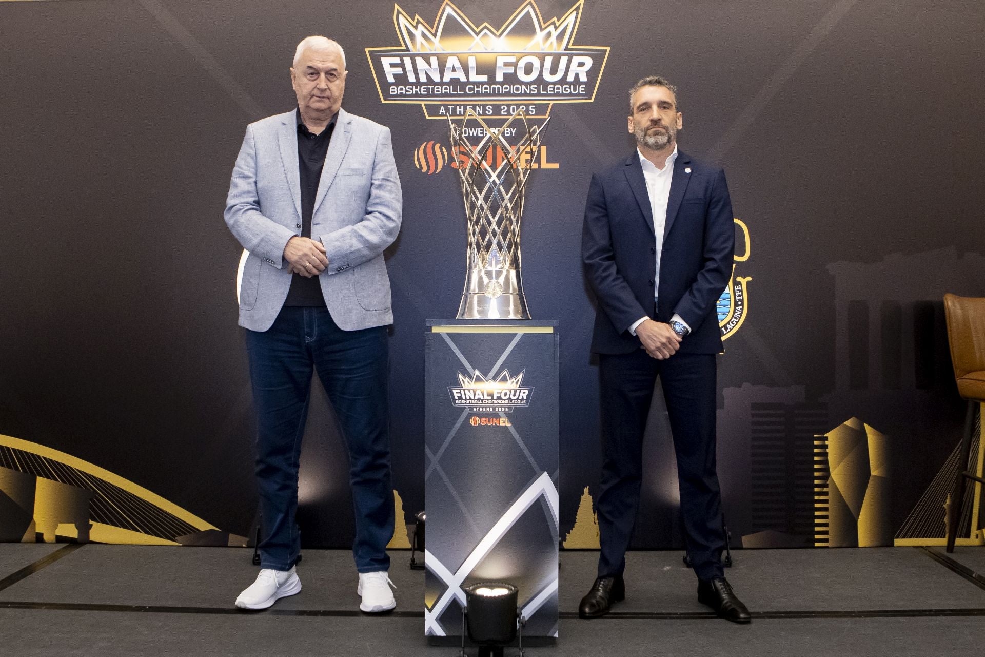 La presentación en Atenas de la Final Four de la BCL, en fotos