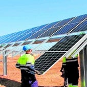 Instalación de paneles fotovoltaicos.