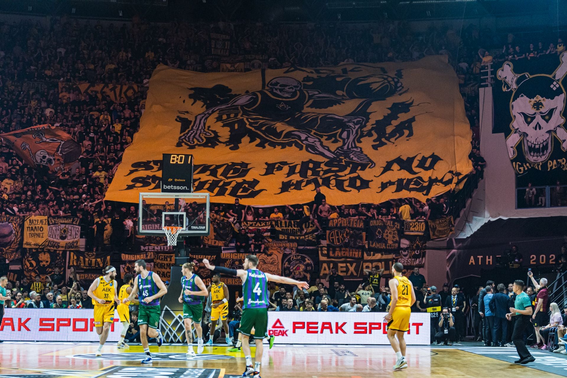 El Unicaja - AEK Atenas, en imágenes