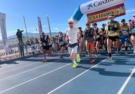 El inicio de la prueba desde la Ciudad Deportiva de Ronda.