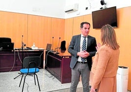 El consejero de Justicia, José Antonio Nieto, en una reciente visita a una sala de vistas judicial.