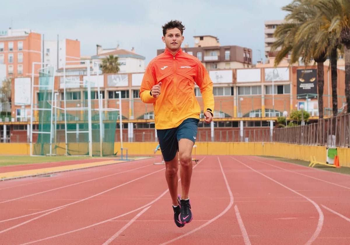 Salva García, una de las esperanzas del atletismo malagueño