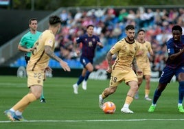 Dani Sánchez: «Si hubiera sido once contra once, el partido hubiera sido totalmente distinto»