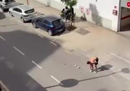Un herido de bala en un tiroteo en el parking de un supermercado en Málaga