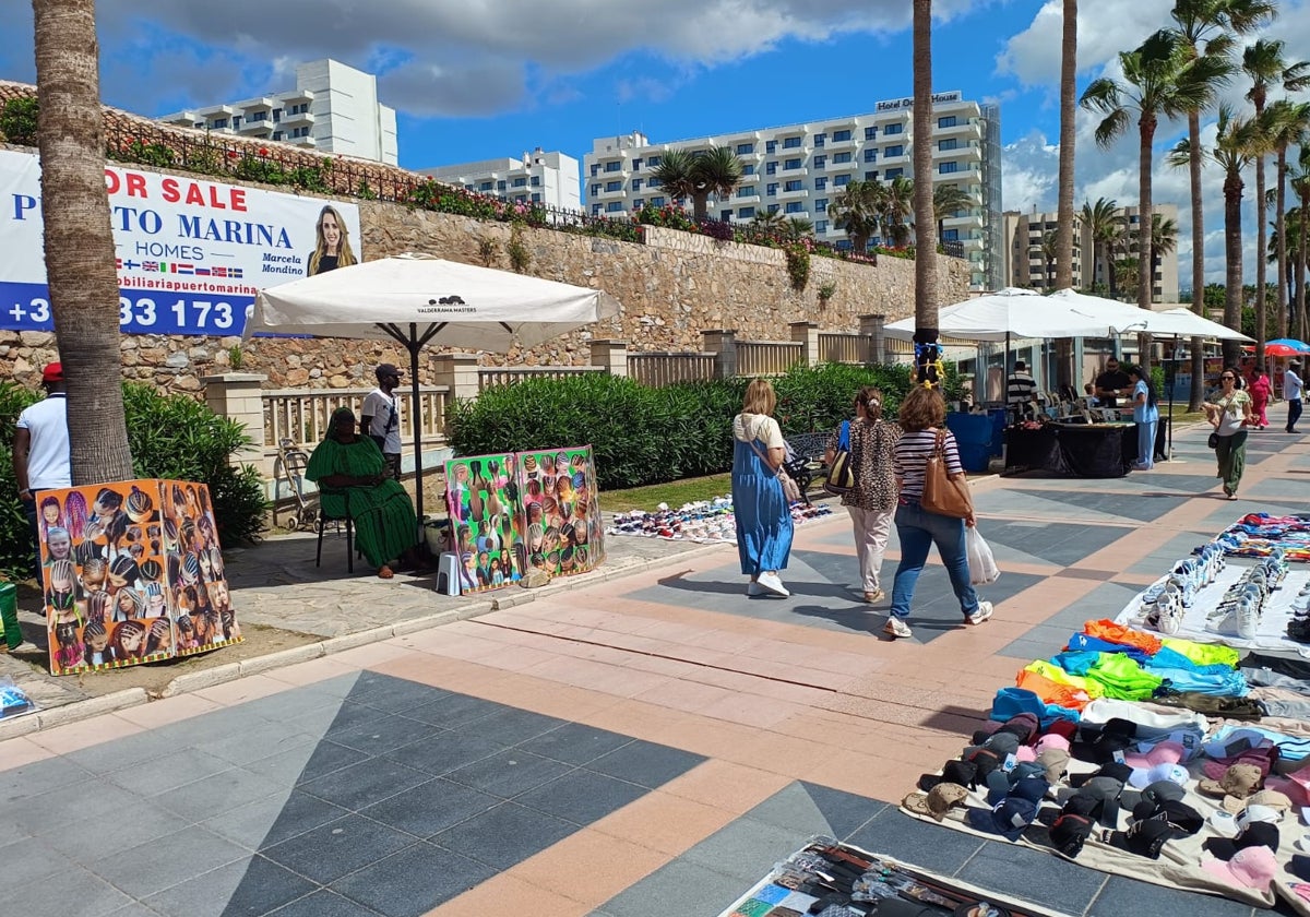 Paseo marítimo de Benalmádena.