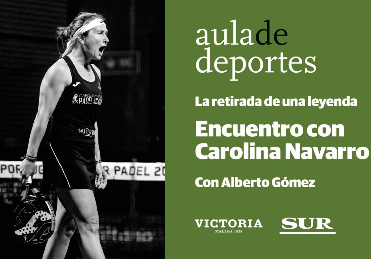 Así fue el homenaje a la 'Reina del Pádel' Carolina Navarro en el Aula de Deportes de SUR