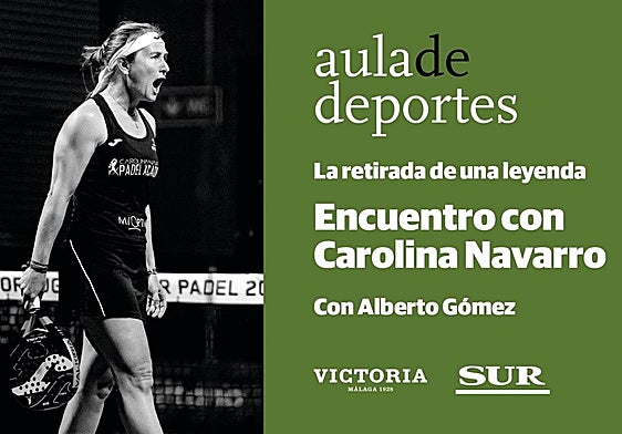 Así fue el homenaje a la 'Reina del Pádel' Carolina Navarro en el Aula de Deportes de SUR
