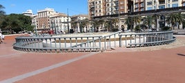 Vista de la foto sin agua.