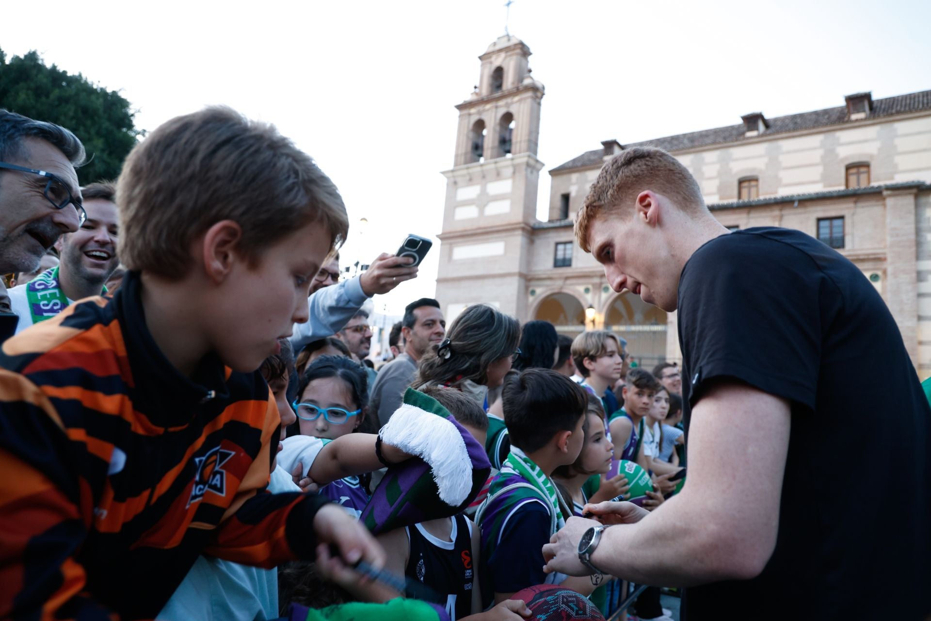 La fiesta de la Champions en Málaga