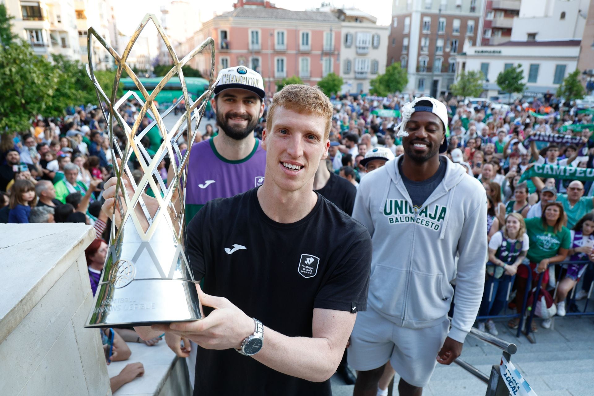La fiesta de la Champions en Málaga