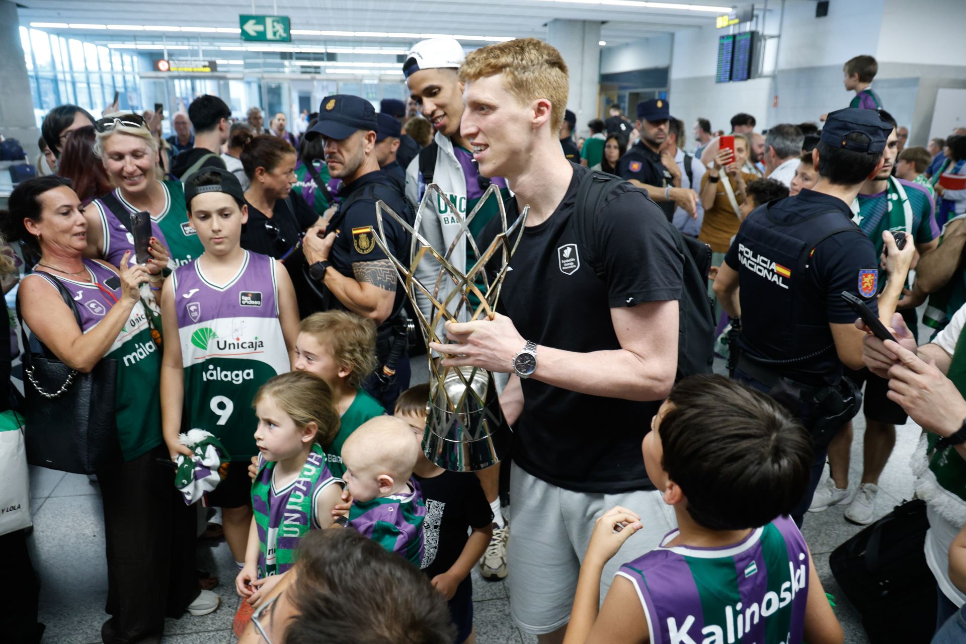 La fiesta de la Champions en Málaga