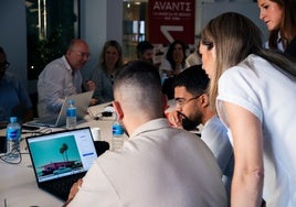Asistentes a la jornada formativa sobre IA en Freepik.