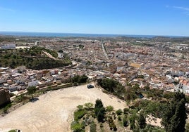 Imagen del casco urbano veleño desde La Fortaleza.