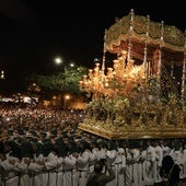 La Virgen de la Esperanza, en su salida del pasado Jueves Santo.