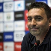 Asier Garitano, entrenador del Sporting.
