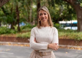 Elena Gallardo, en las inmediaciones de SUR.