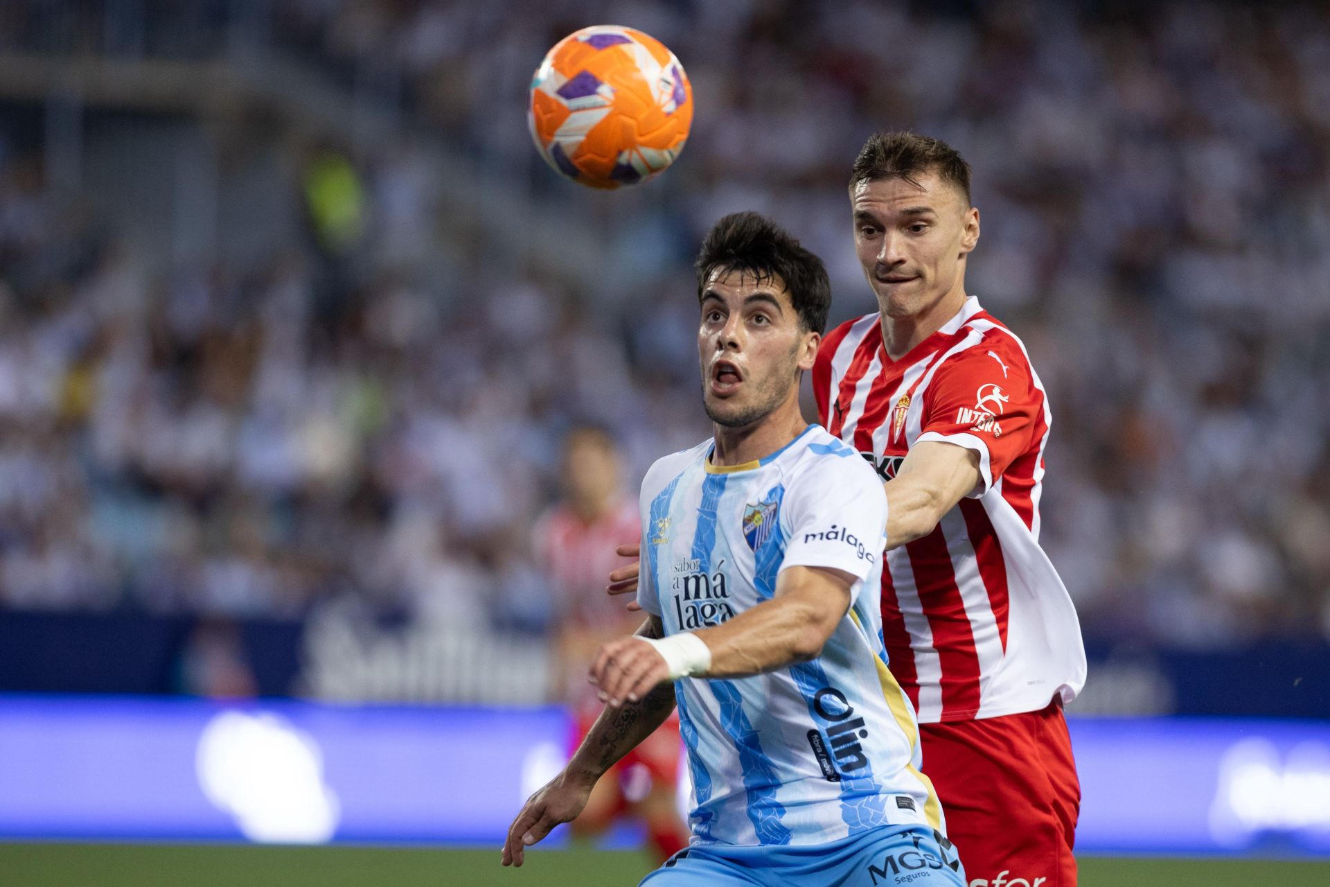 Las mejores imágenes del Málaga-Sporting