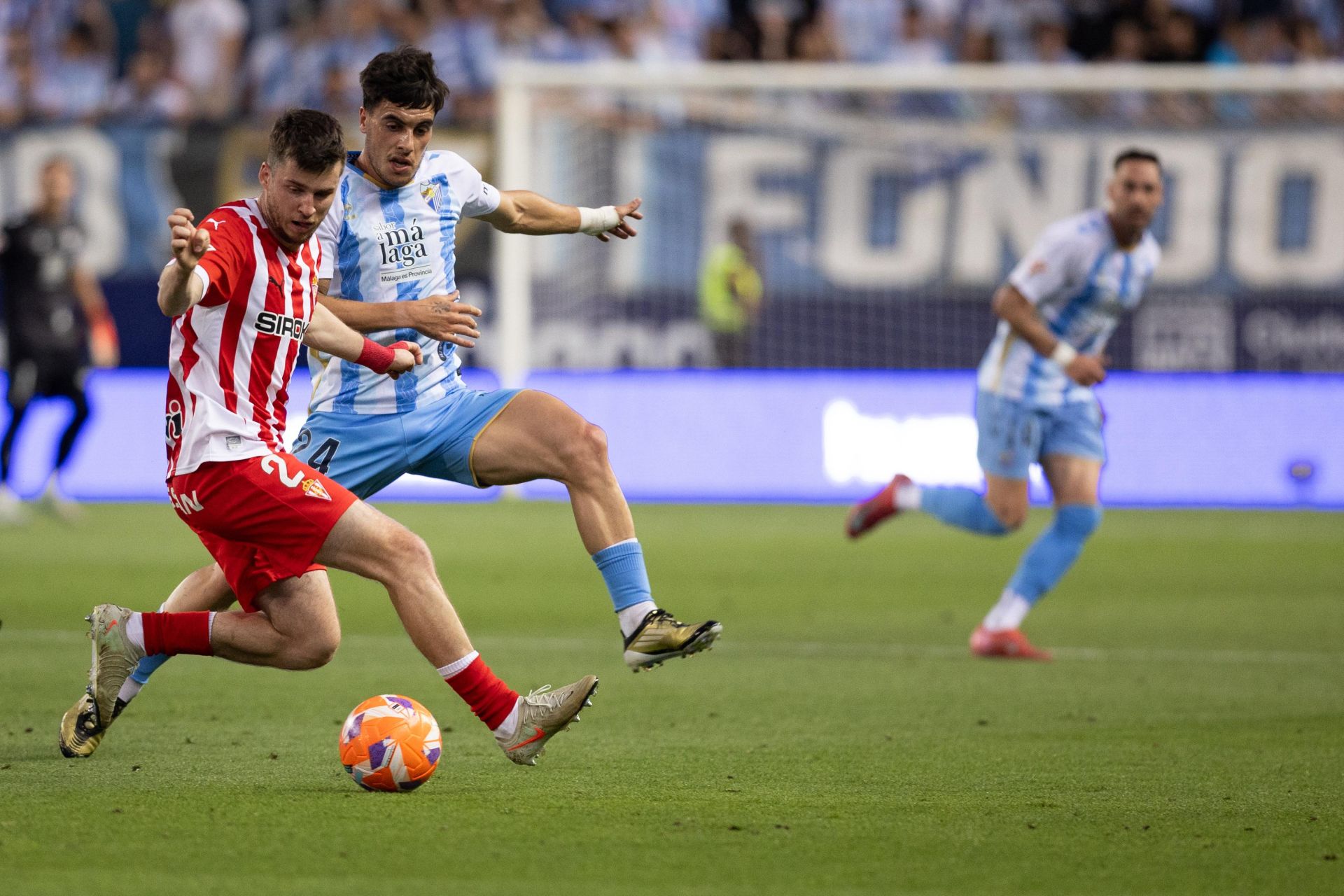 Las mejores imágenes del Málaga-Sporting