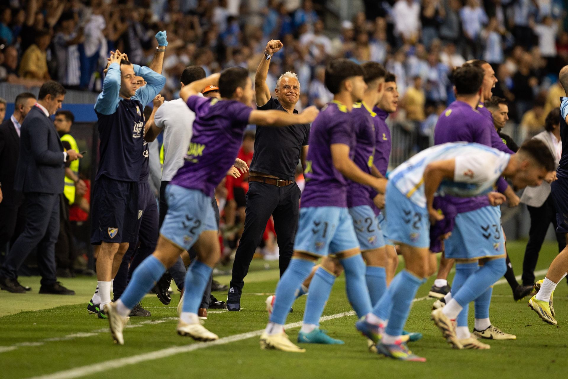 Las mejores imágenes del Málaga-Sporting
