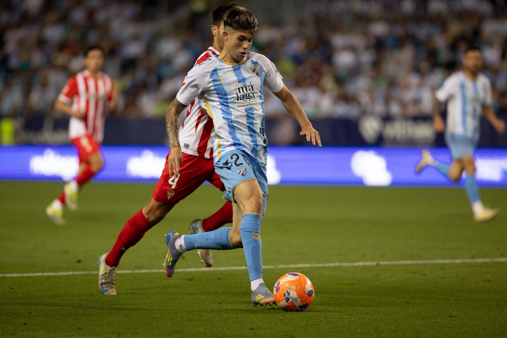 Las mejores imágenes del Málaga-Sporting
