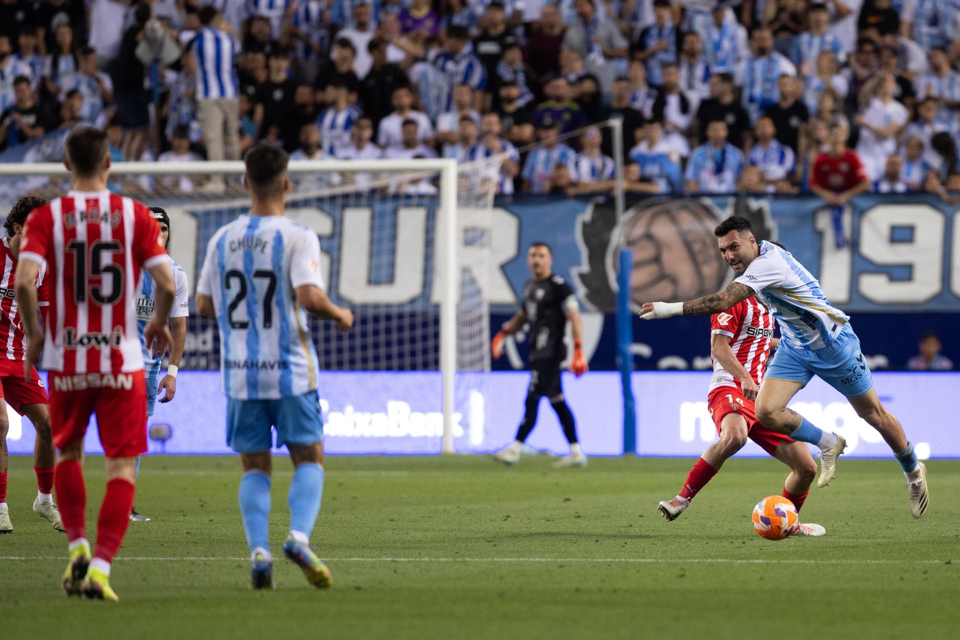 Las mejores imágenes del Málaga-Sporting