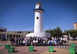Foto de familia del nuevo PSOE de la provincia de Málaga.