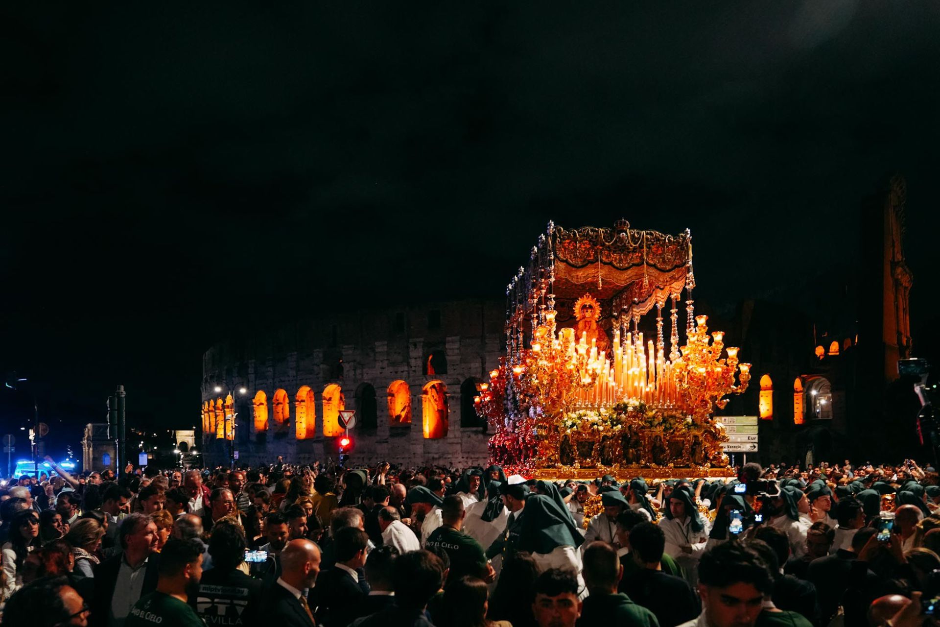 La Gran Procesión de la Esperanza en Roma, en imágenes