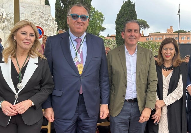 Carolina España, Arturo Bernal, Sergio Corral y Gemma del Corral.