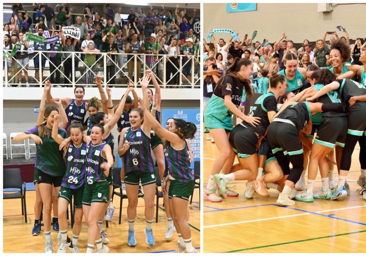El Unicaja Mijas y el CAB Estepona, en esta Final Four de la temporada 2024-25.