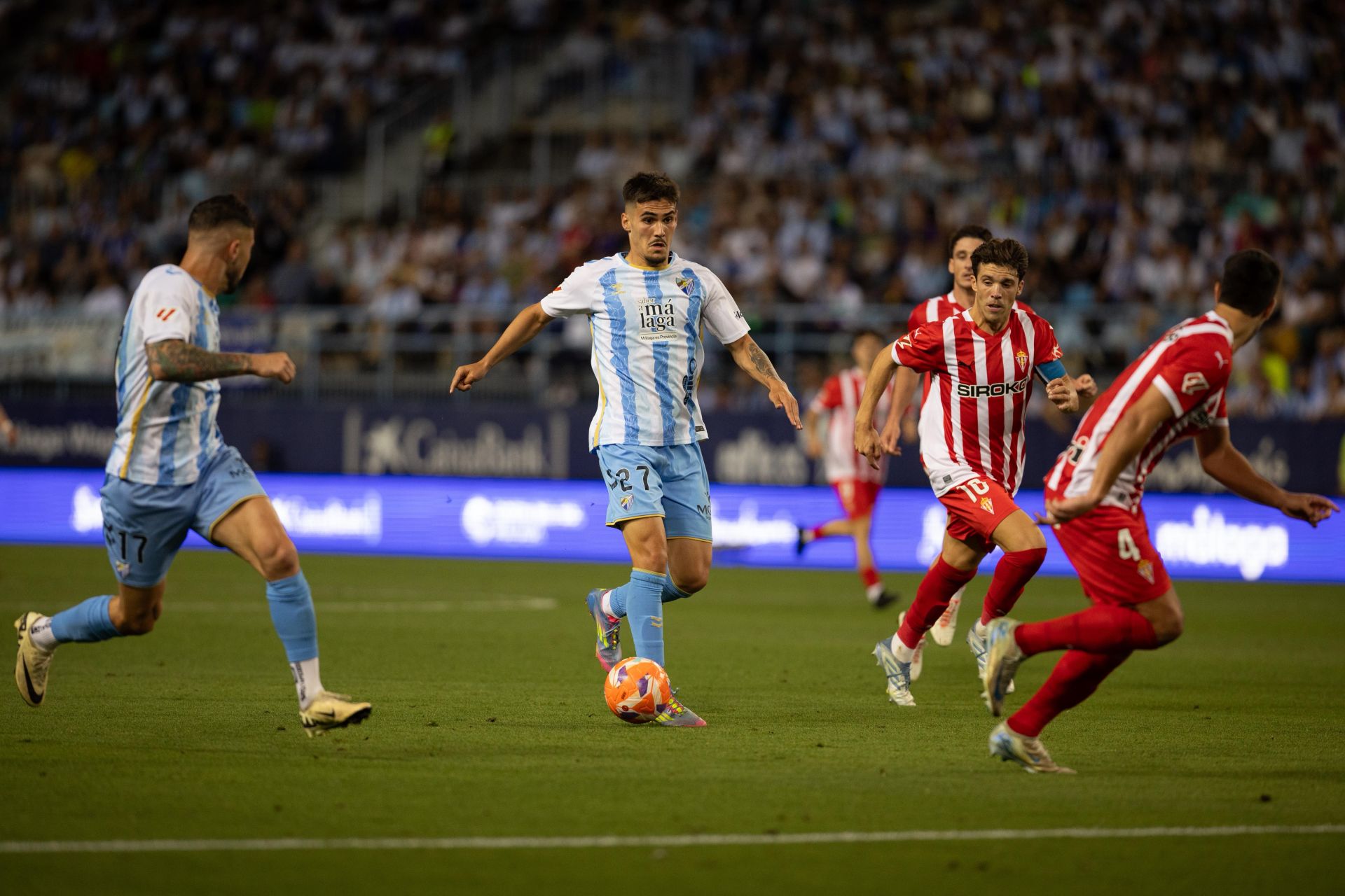 Las mejores imágenes del Málaga-Sporting