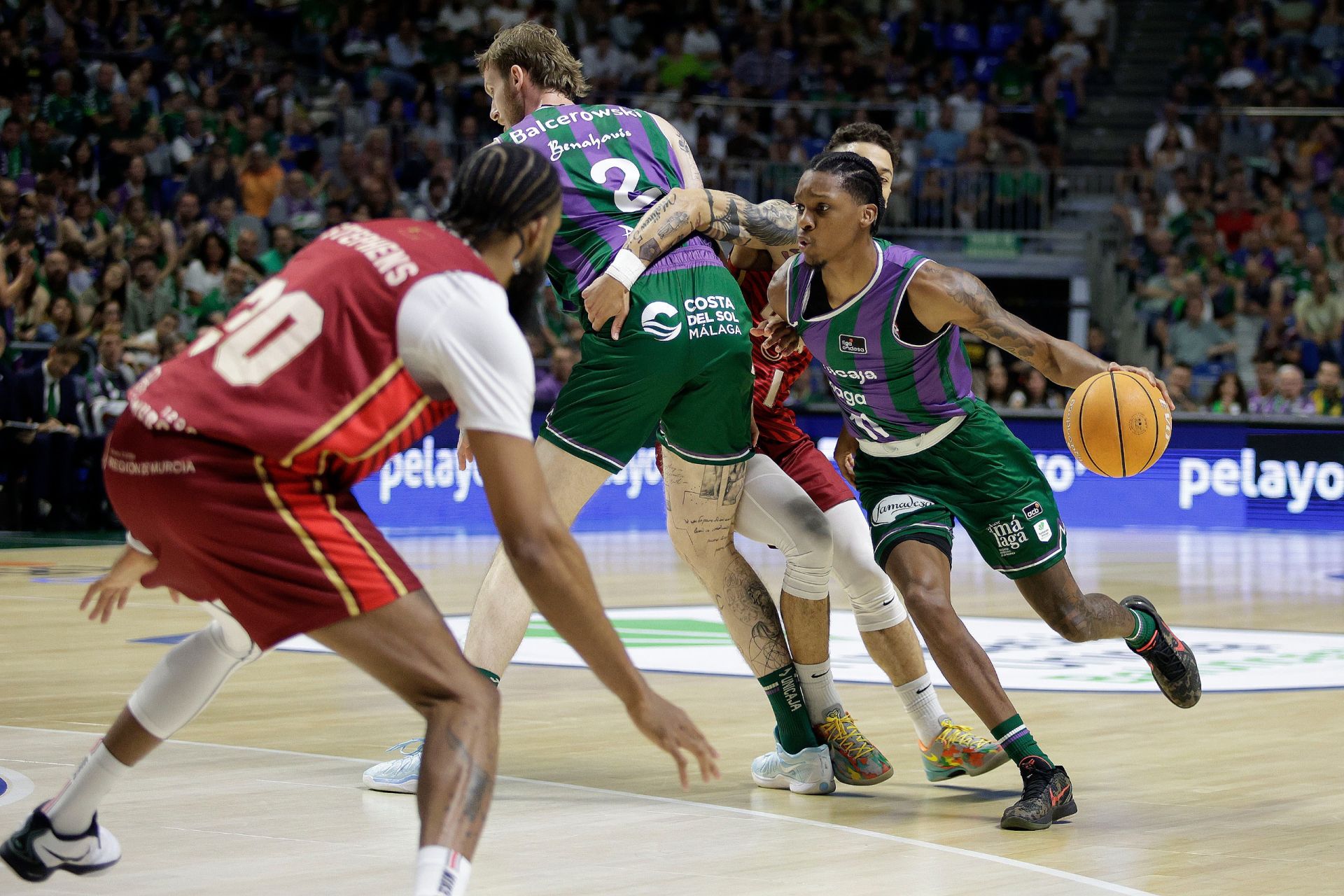 El Unicaja-UCAM, en imágenes