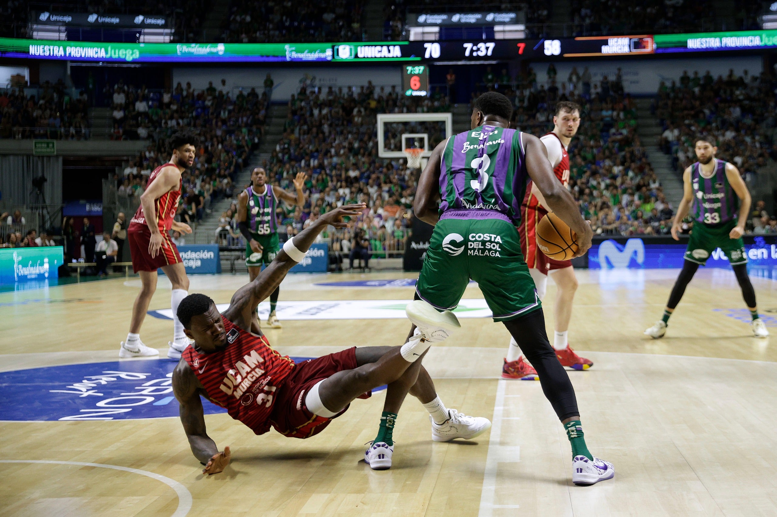 El Unicaja-UCAM, en imágenes