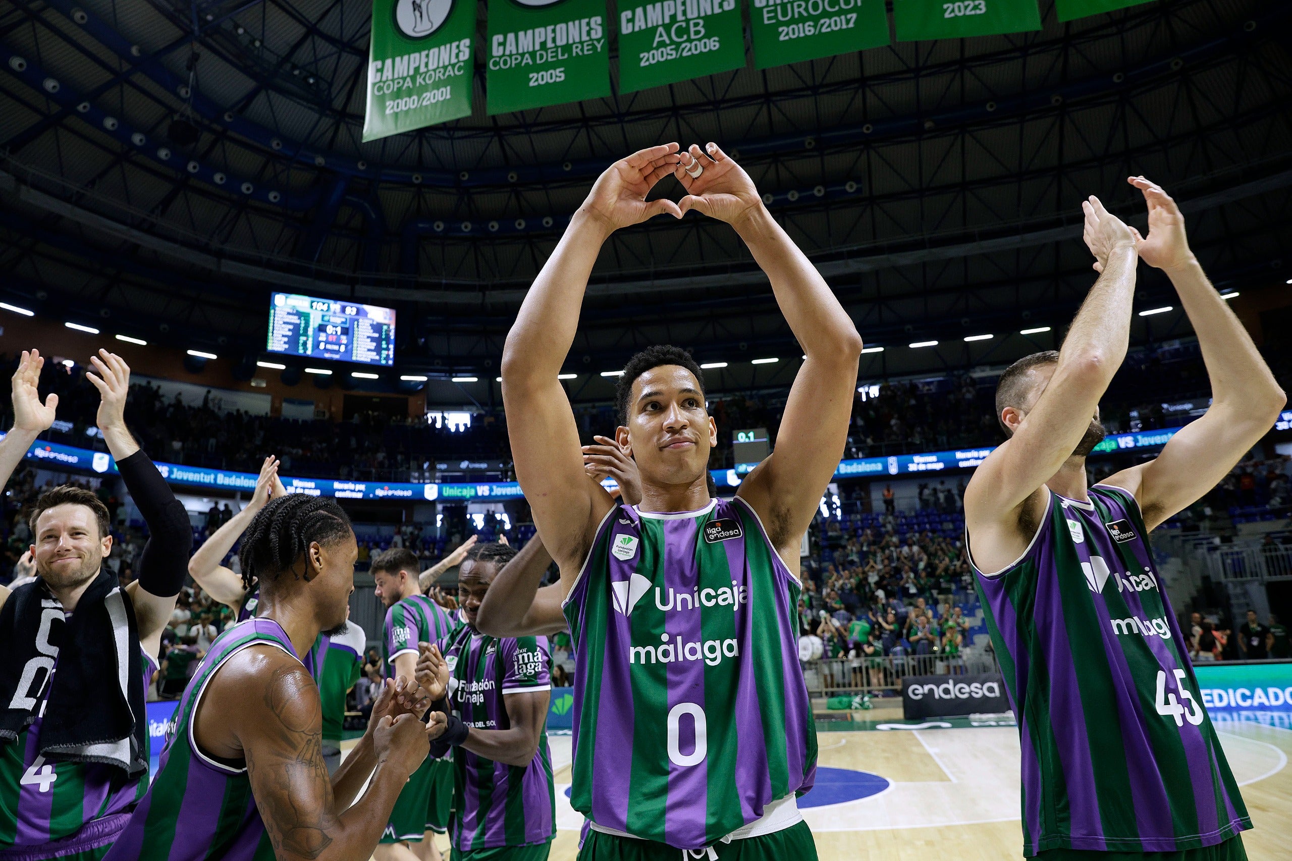 El Unicaja-UCAM, en imágenes