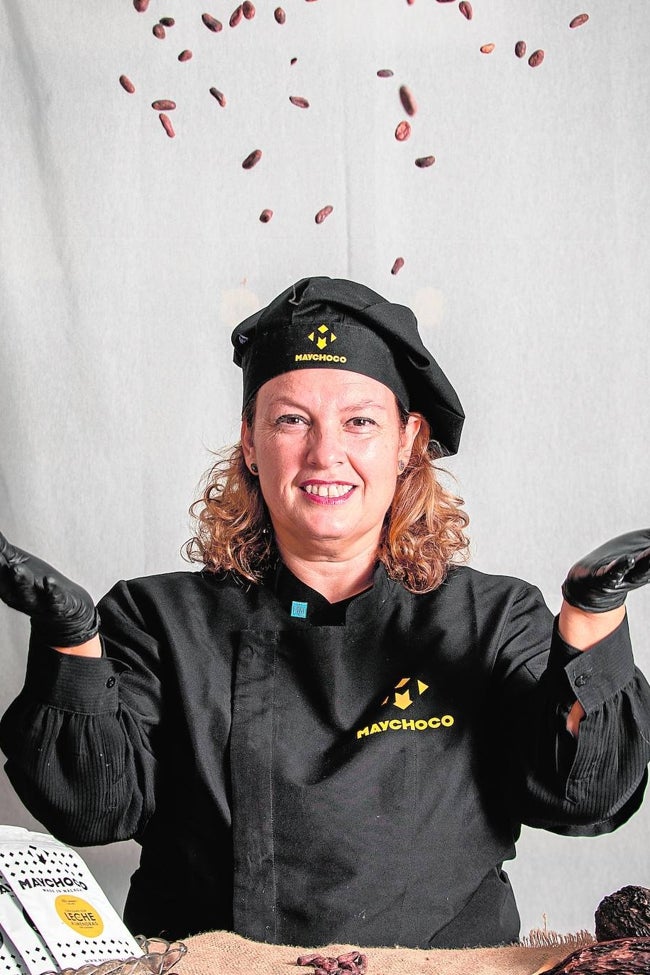 Mayte Sánchez, una pionera del chocolate artesano desde Benajarafe.