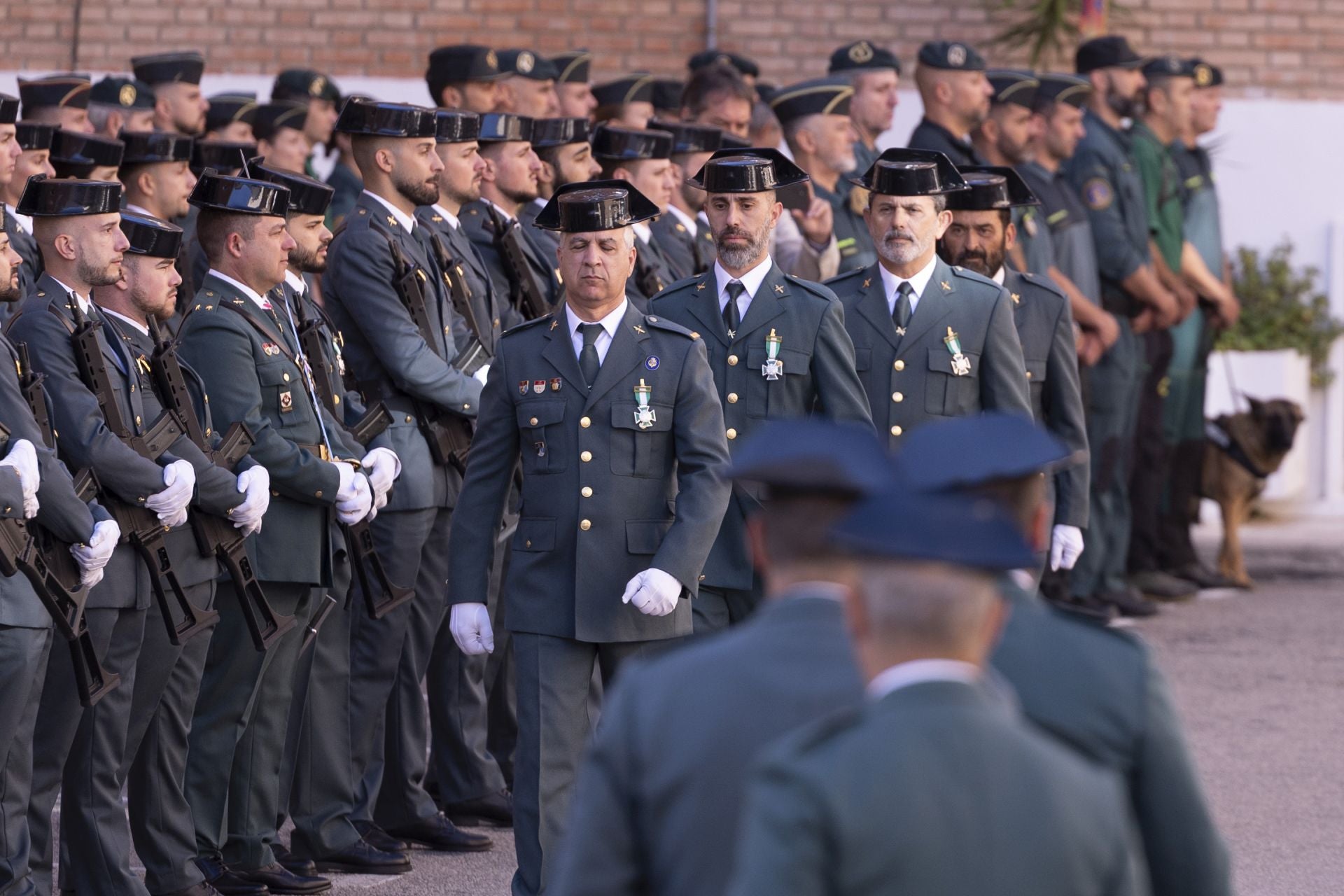 Acto en Málaga para celebrar los 181 años de servicio de la Guardia Civil