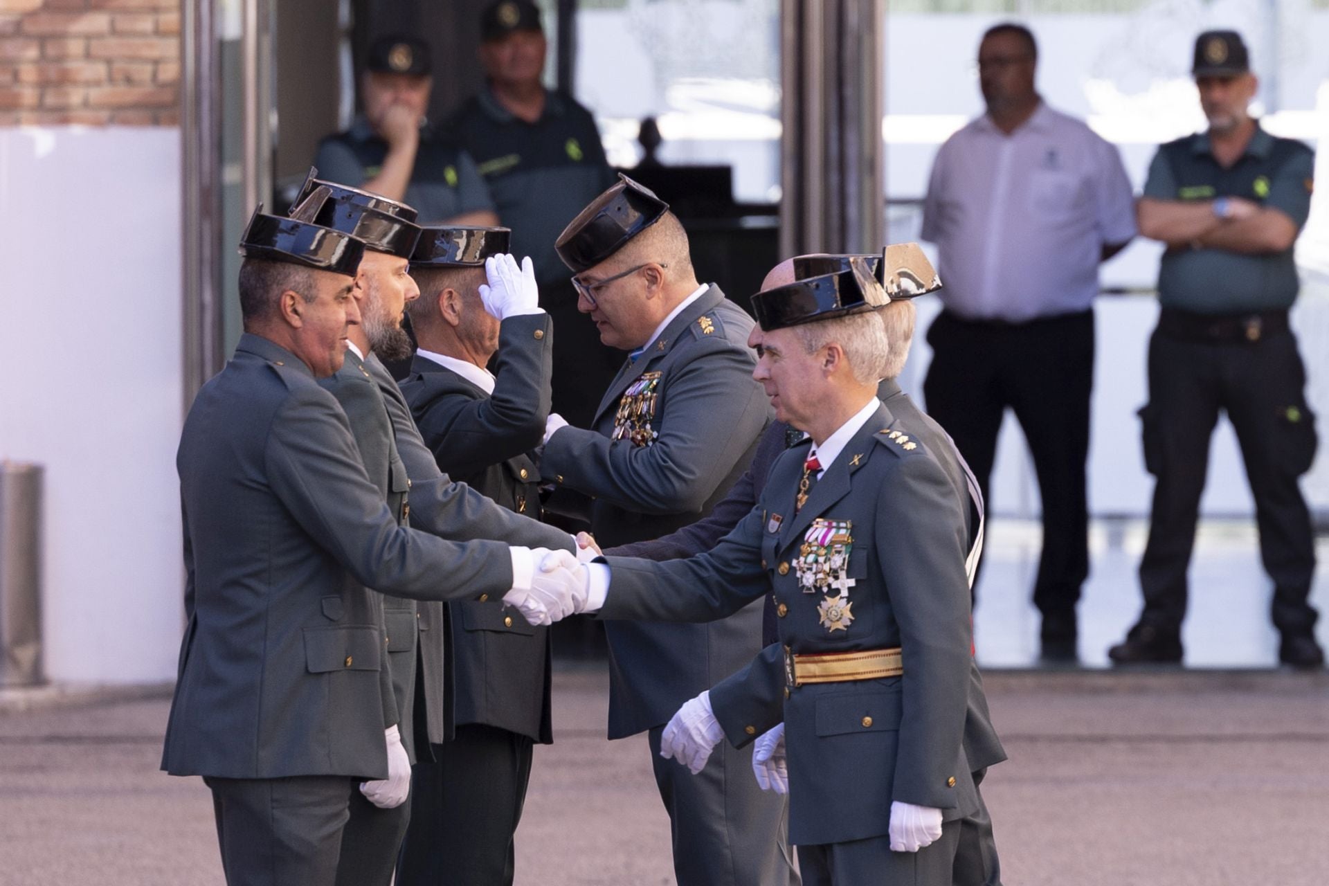 Acto en Málaga para celebrar los 181 años de servicio de la Guardia Civil