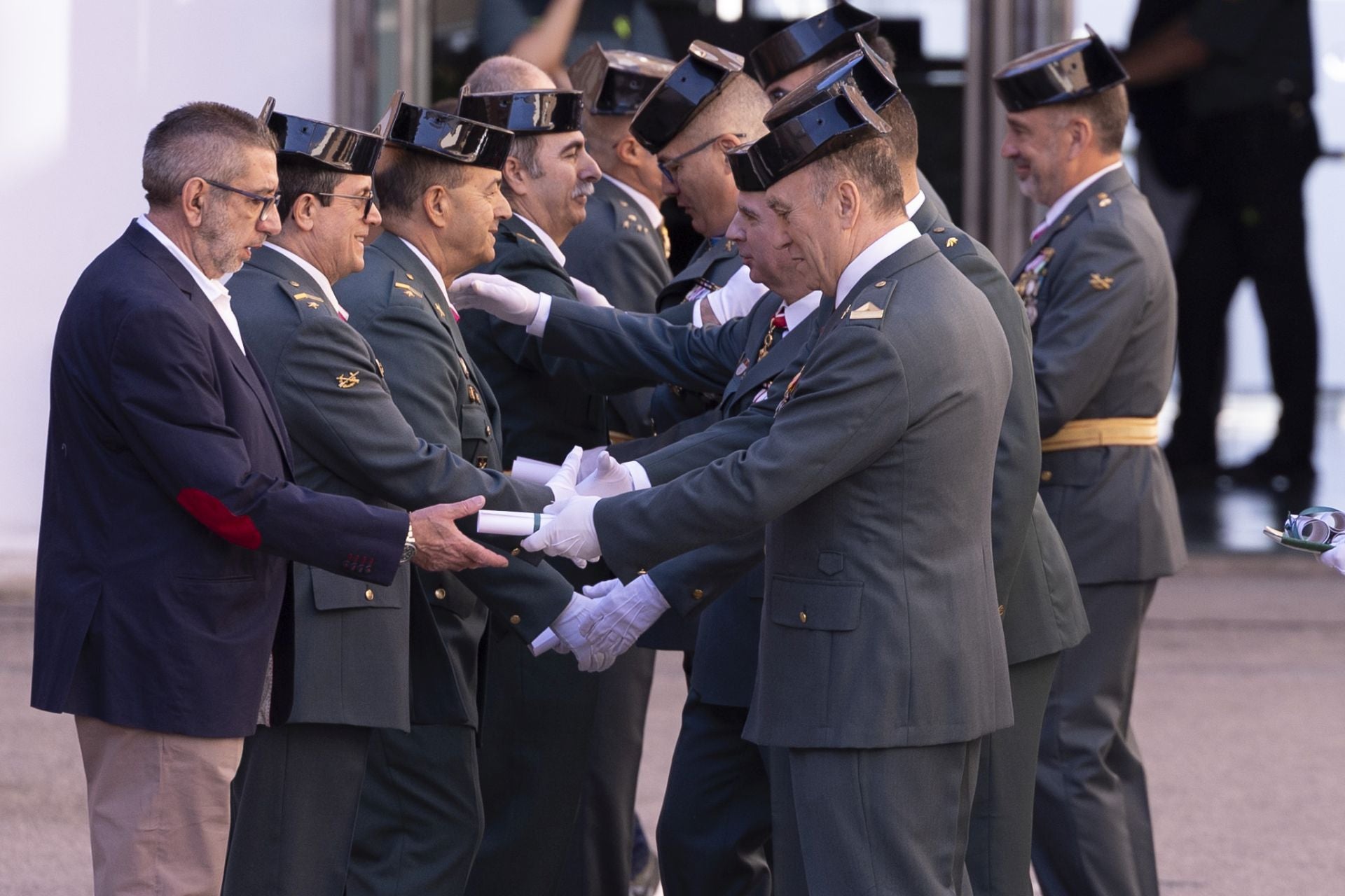 Acto en Málaga para celebrar los 181 años de servicio de la Guardia Civil