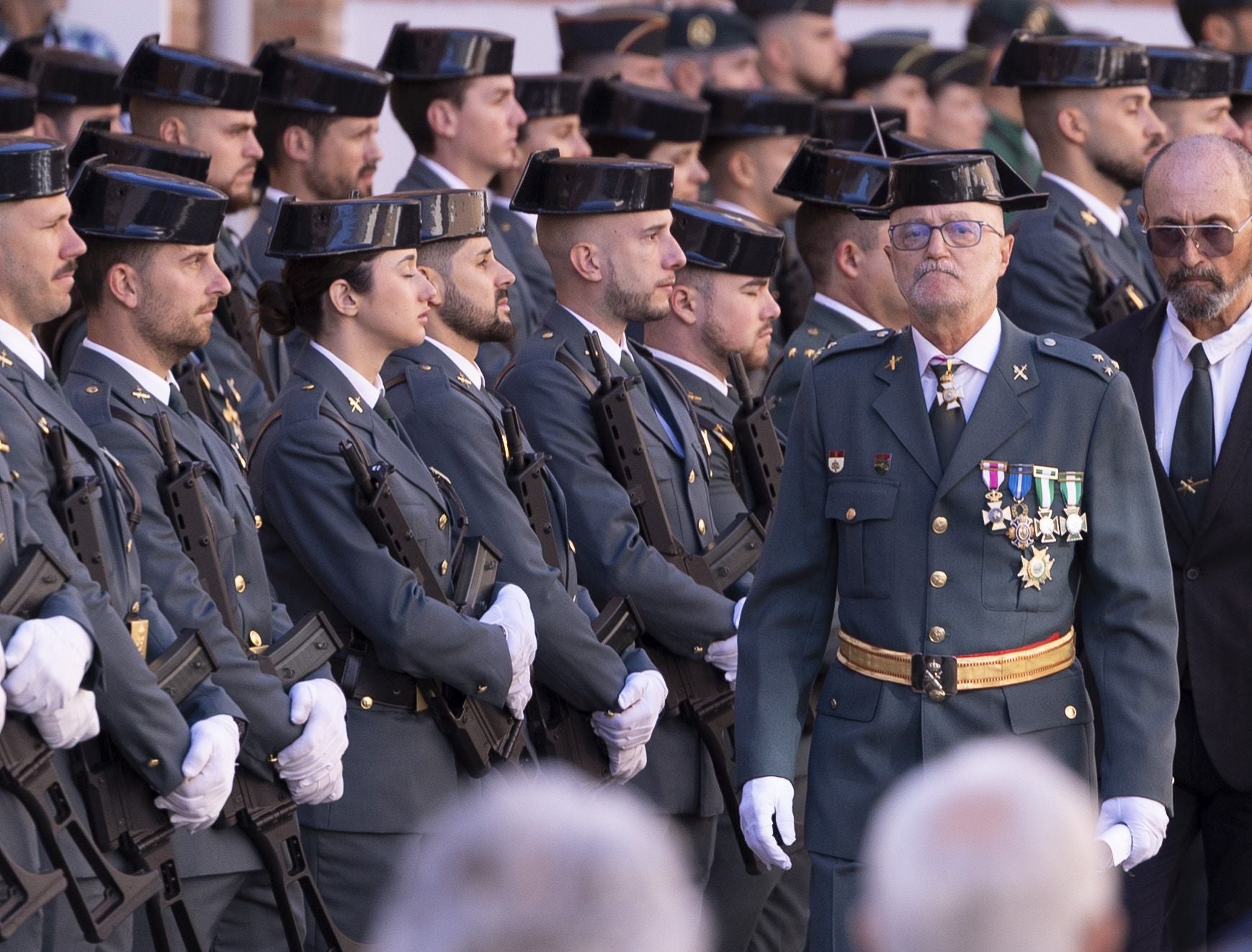 Acto en Málaga para celebrar los 181 años de servicio de la Guardia Civil