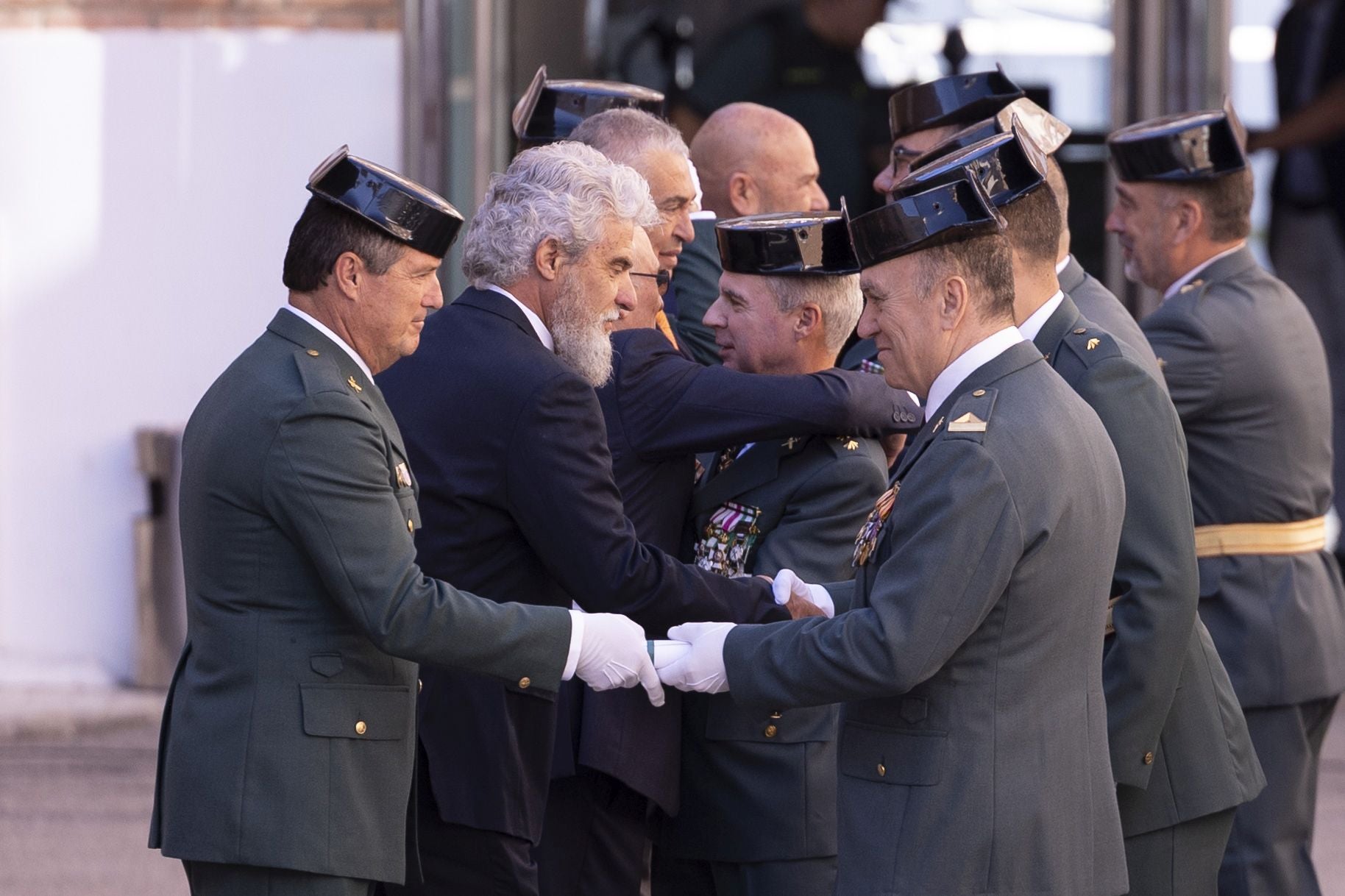 Acto en Málaga para celebrar los 181 años de servicio de la Guardia Civil
