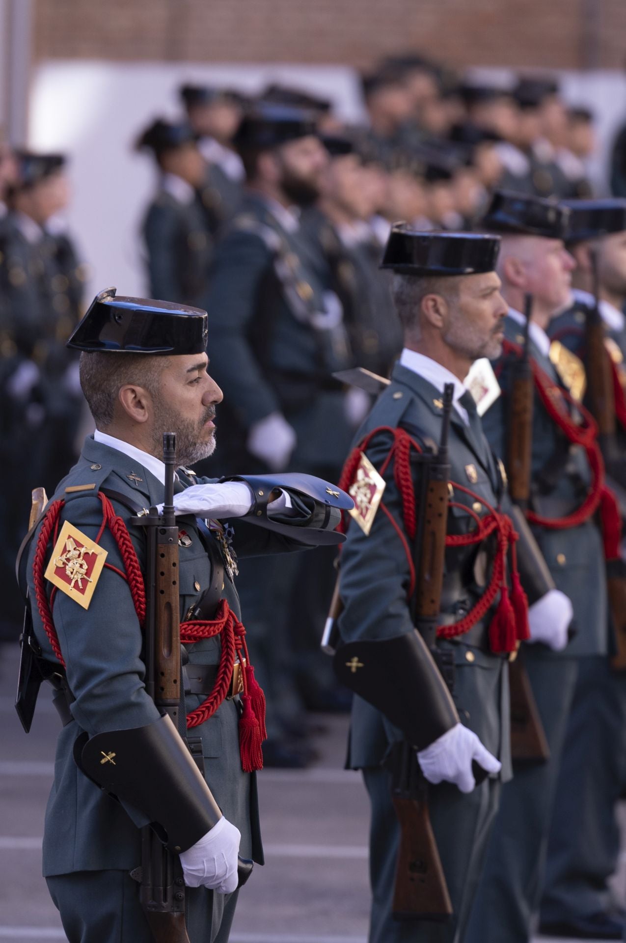 Acto en Málaga para celebrar los 181 años de servicio de la Guardia Civil