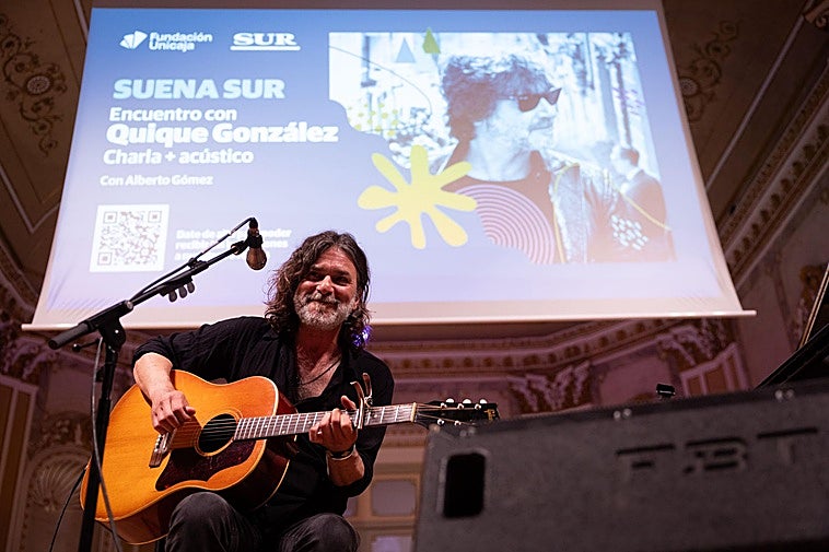 Quique González, este martes en Málaga.