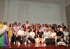 Premiados y organizadores de los premios Imparables.